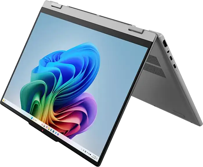 Laptop Convertibil Lenovo IdeaPad 5 2-in-1 15AHP11, Ecran 15.3" OLED 2.5K Touch 165Hz, AMD Ryzen 5, 16GB DDR5, 512GB SSD, Aluminiu, Luna Grey, Digital Pen 2
