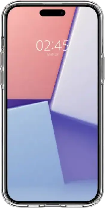Spigen Liquid Crystal Case for iPhone 15 Plus, Clear TPU Slim Cover (Material: TPU, Color: Transparent) with Mil-Grade Drop Protection and Air Cushion Technology
