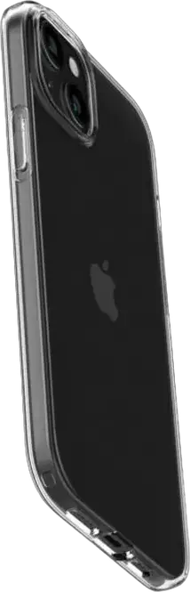 Spigen Liquid Crystal Case for iPhone 15 Plus, Clear TPU Slim Cover (Material: TPU, Color: Transparent) with Mil-Grade Drop Protection and Air Cushion Technology