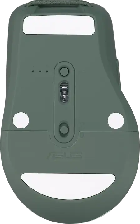 ASUS SmartO MD200 Wireless Mouse, Green Tea, Bluetooth & 2.4GHz RF, 4200 dpi Optical Sensor, 6 Programmable Buttons, 100% PTFE Feet, Silent Plus, Windows 11/10