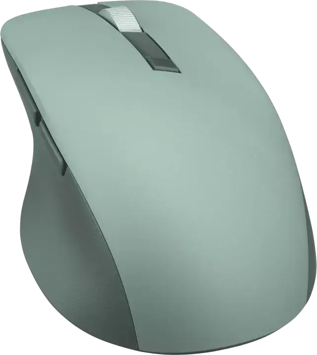 ASUS SmartO MD200 Wireless Mouse, Green Tea, Bluetooth & 2.4GHz RF, 4200 dpi Optical Sensor, 6 Programmable Buttons, 100% PTFE Feet, Silent Plus, Windows 11/10
