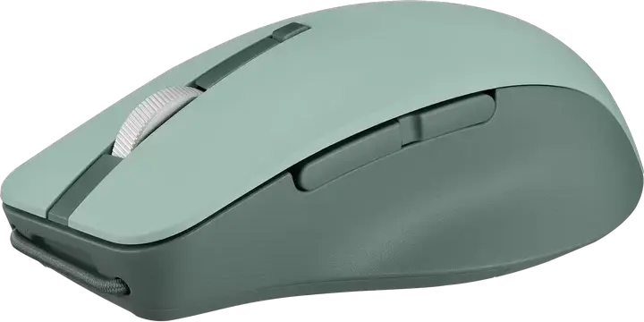 ASUS SmartO MD200 Wireless Mouse, Green Tea, Bluetooth & 2.4GHz RF, 4200 dpi Optical Sensor, 6 Programmable Buttons, 100% PTFE Feet, Silent Plus, Windows 11/10