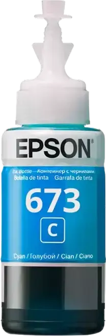 Recipient de cerneală Epson T673, 70ml, Cyan