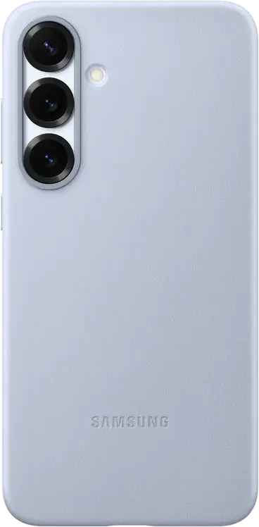 Samsung Galaxy S25+ Kindsuit Case EF-VS936PLEGWW Light Blue Vegan Leather Protective Cover with Soft Inner Lining and Raised Bezels
