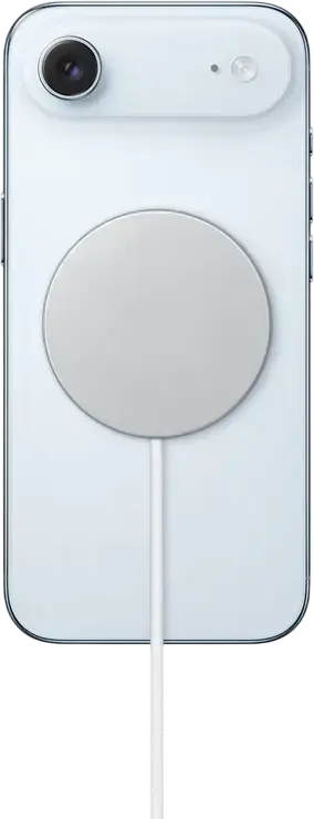Încărcător Apple MagSafe 25W (A2580) Wireless cu Cablu USB-C împletit, Suport Qi2 și Qi pentru seria iPhone 16 și AirPods, Culoare: Alb