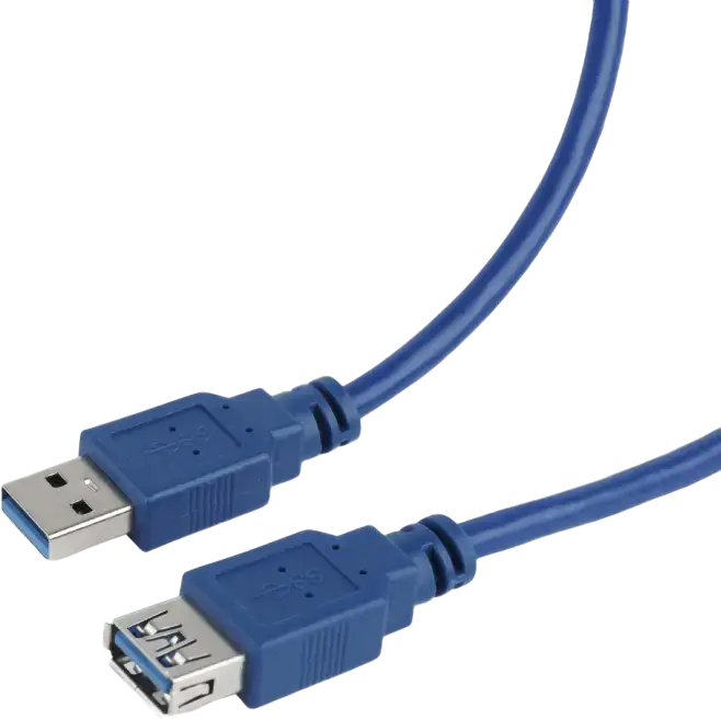 Кабель-удлинитель USB 3.0 Cablexpert CCP-USB3-AMAF-6, Type-A Male - Type-A Female, оболочка ПВХ, 1.8м, синий