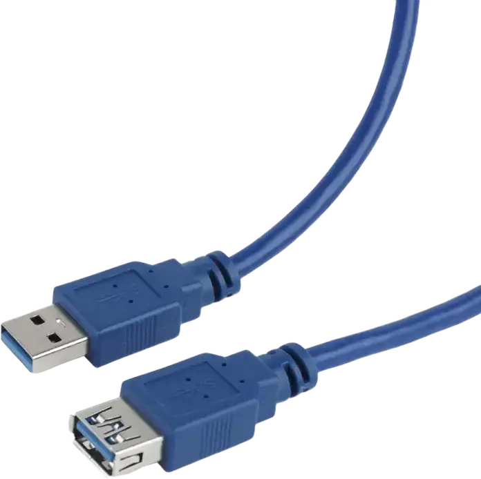 Кабель-удлинитель USB 3.0 Cablexpert CCP-USB3-AMAF-6, Type-A Male - Type-A Female, оболочка ПВХ, 1.8м, синий