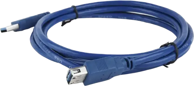 Кабель-удлинитель USB 3.0 Cablexpert CCP-USB3-AMAF-6, Type-A Male - Type-A Female, оболочка ПВХ, 1.8м, синий