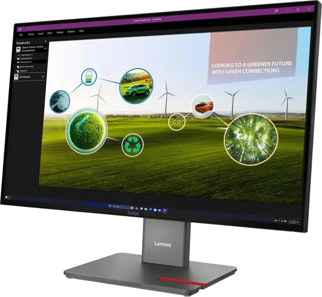 27" Monitor Lenovo P27q-40, IPS 2560x1440 WQHD, Eclipse Black