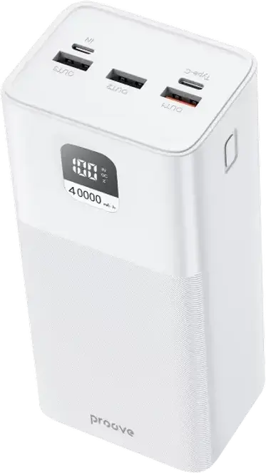 Acumulator extern Proove Giant, 40000mAh, Alb