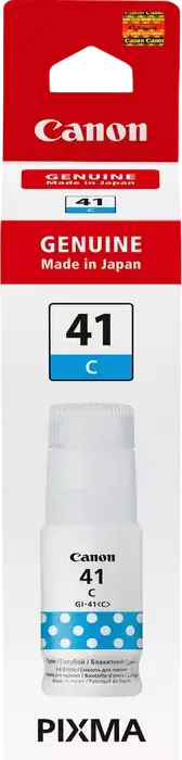 Sticla de Cerneala Canon GI-41 Cyan 70ml pentru Imprimante PIXMA G1420, G2420, G3420, G2460, Cerneala Dye-based, Capacitate 7700 Pagini