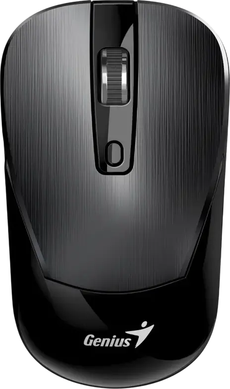 Set Tastatură și Mouse Wireless Genius SlimStar 8250, Layout QWERTY, Dual Mode Bluetooth 5.3 și 2.4GHz RF, Taste Membrană Slim, Taste Hotkey AI Copilot, Negru