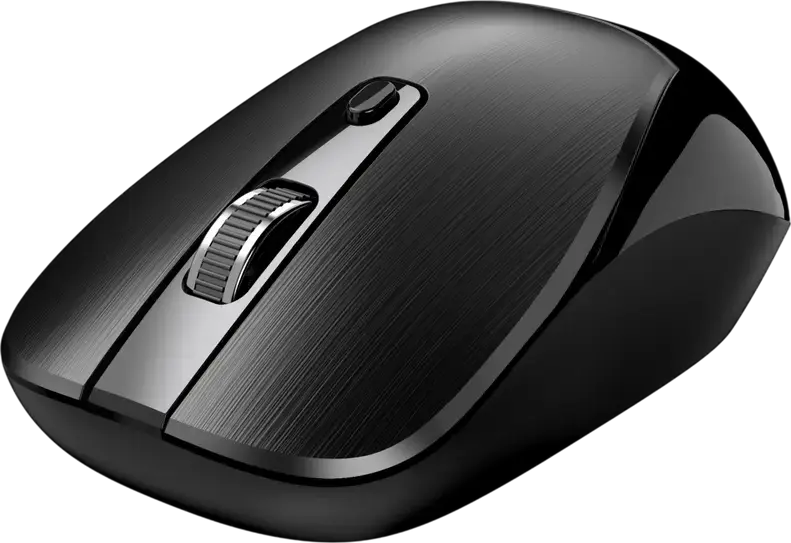 Set Tastatură și Mouse Wireless Genius SlimStar 8250, Layout QWERTY, Dual Mode Bluetooth 5.3 și 2.4GHz RF, Taste Membrană Slim, Taste Hotkey AI Copilot, Negru