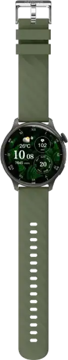 Smartwatch Proove Terra - Grafit/Verde, cu Ecran AMOLED 1.43", GPS, Senzori Ritm Cardiac și SpO2, Bluetooth 5.2, Rezistență Apă 3 ATM, Compatibil Android și iOS