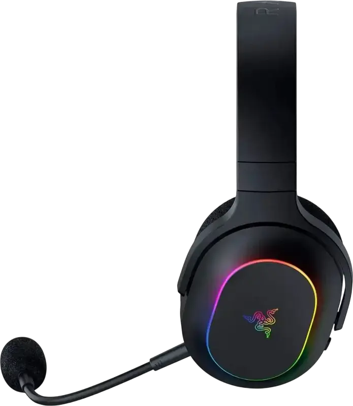 Razer Barracuda X Chroma Wireless RGB Gaming Headset, Black, TriForce 40mm Drivers, HyperSpeed 2.4GHz & Bluetooth 5.2, SmartSwitch, 7.1 Surround Sound, 70h Battery