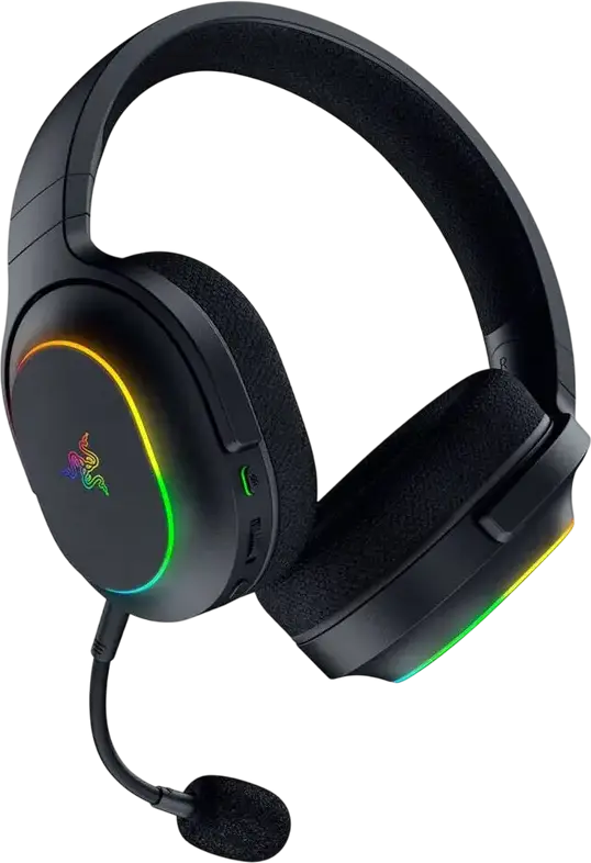 Razer Barracuda X Chroma Wireless RGB Gaming Headset, Black, TriForce 40mm Drivers, HyperSpeed 2.4GHz & Bluetooth 5.2, SmartSwitch, 7.1 Surround Sound, 70h Battery
