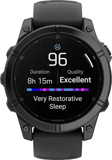 Garmin Fenix E, 47 mm, Slate grey steel with Black silicone band (010-03025-01) EU