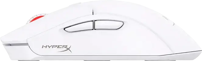 Игровая мышь HyperX Pulsefire Haste 2 Wireless, сенсор 26K, 26,000 DPI, вес 61 г, аккумулятор до 100 ч, Tri-Mode 2.4 ГГц/Bluetooth/Провод, RGB, Белый