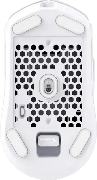 Игровая мышь HyperX Pulsefire Haste 2 Wireless, сенсор 26K, 26,000 DPI, вес 61 г, аккумулятор до 100 ч, Tri-Mode 2.4 ГГц/Bluetooth/Провод, RGB, Белый