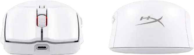 Игровая мышь HyperX Pulsefire Haste 2 Wireless, сенсор 26K, 26,000 DPI, вес 61 г, аккумулятор до 100 ч, Tri-Mode 2.4 ГГц/Bluetooth/Провод, RGB, Белый