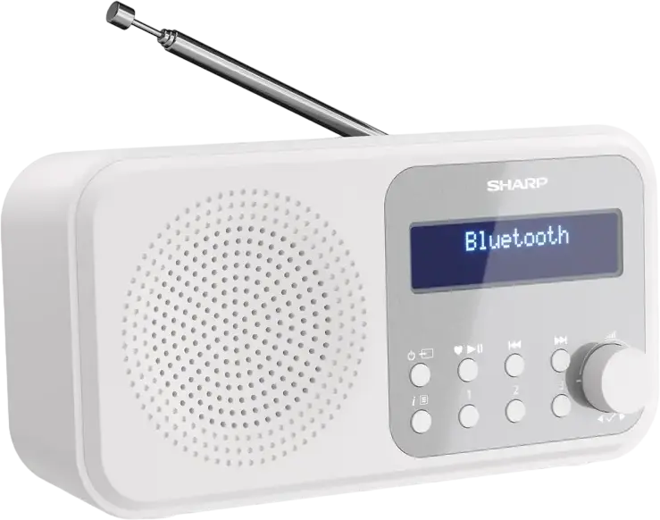 Radio portabil Sharp DR-P420WHV01, Alb
