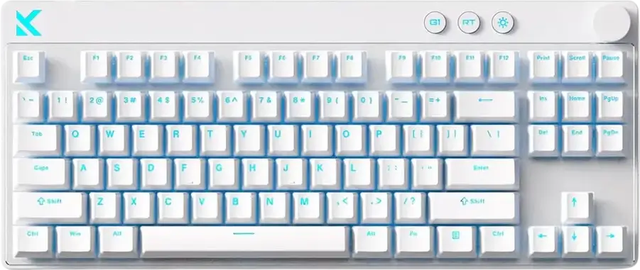 Tastatură MCHOSE Mix 87, Cu fir, Alb