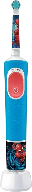 Periuță de dinți electrică Braun Kids PRO Spiderman Brush Head, Albastru