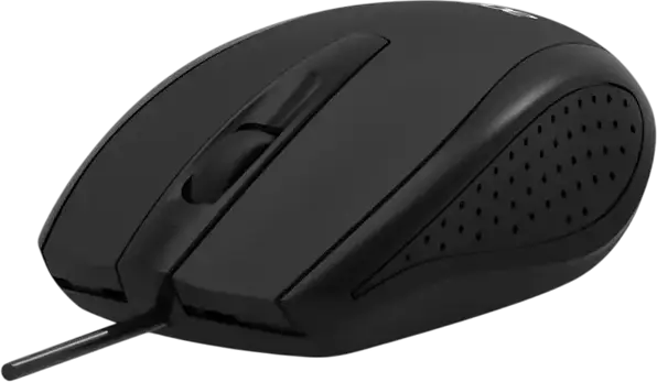 Mouse Optic cu Fir Acer OMW316, Senzor 1200 dpi, 3 Butoane, Design Ambidextru, Interfață USB, Plastic ABS, Culoare: Negru, Cablu 1.5m