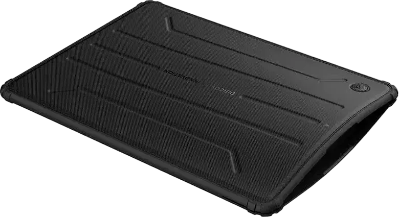 Nillkin Bumper Frosted Laptop Sleeve 16-inch (358 x 250 x 18 mm) for MacBook Pro M1/M2/M3 & Air 15.3, PU Leather TPU Shockproof Water-Resistant Case with Magnetic Clasp, Black