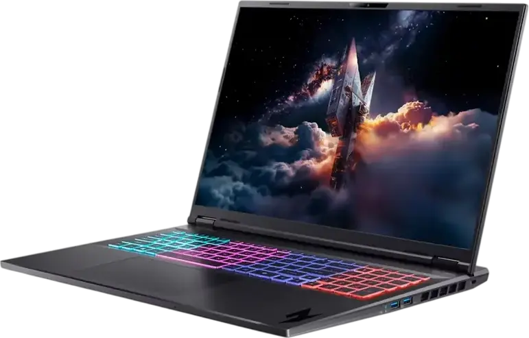 Laptop Gaming 18" Acer Nitro 18 AI AN18-61, Obsidian Black, AMD Ryzen AI 9 365, 32GB/1024GB, Linux eShell