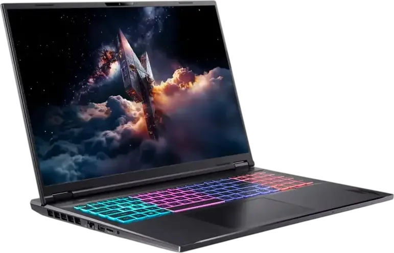 Acer Nitro 18 AI AN18-61 Gaming Laptop, 18" WQXGA 165Hz IPS, AMD Ryzen AI 9 365, 32GB DDR5, 1TB NVMe SSD, NVIDIA GeForce RTX 5060 8GB, RGB Keyboard, Obsidian Black