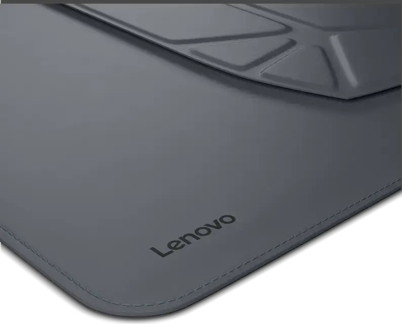 Lenovo Origami X9 Sleeve 4X41R83942 for 14" Laptops, Polyurethane & Recycled RPET, Origami-fold Retractable Stand, Hidden Magnets, Thunder Grey