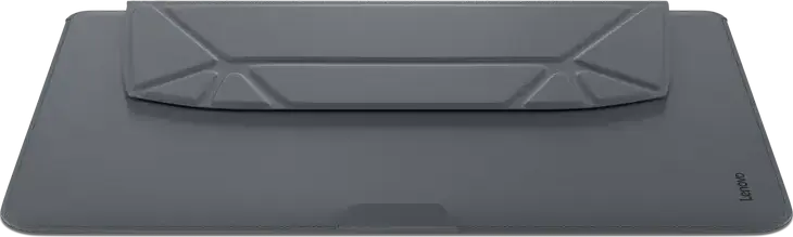 Lenovo Origami X9 Sleeve 4X41R83942 for 14" Laptops, Polyurethane & Recycled RPET, Origami-fold Retractable Stand, Hidden Magnets, Thunder Grey