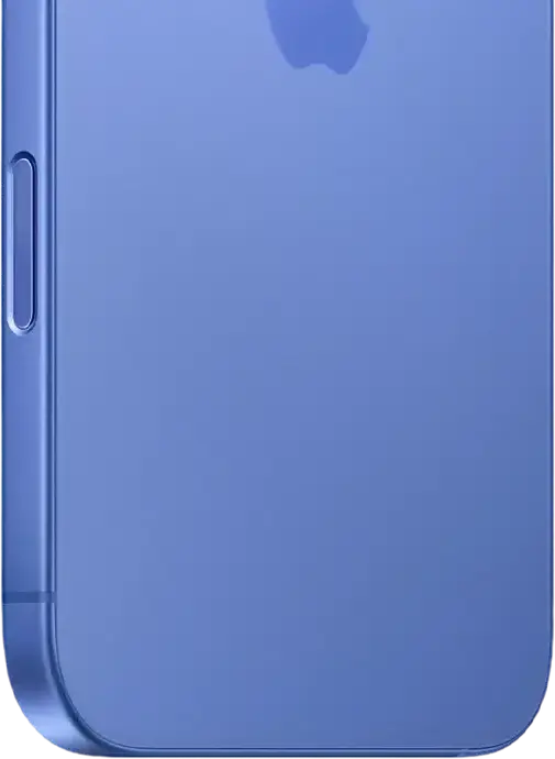 Смартфон Apple iPhone 16, процессор A18, 8 ГБ ОЗУ, OLED-дисплей Super Retina XDR 6.1 дюйма, камера Fusion 48 Мп, память 128 ГБ, цвет Ultramarine, 5G, Wi-Fi 7, iOS 18, IP68