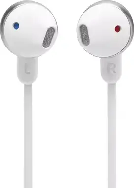 JBL Tune 215BT Wireless Neckband Earbuds, White, Bluetooth 5.0, JBL Pure Bass Sound, 16h Battery Life, Multi-Point Connection, 12.5mm Dynamic Driver