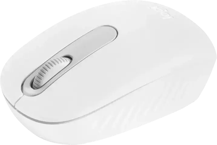 Mouse Wireless Logitech M196 Bluetooth, Alb, 1000 DPI, Design Compact Ambidextru, Plastic Reciclat, Baterie până la 12 Luni, Dimensiuni 100x60x38mm, 76g