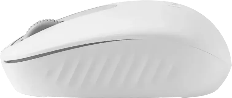 Mouse Wireless Logitech M196 Bluetooth, Alb, 1000 DPI, Design Compact Ambidextru, Plastic Reciclat, Baterie până la 12 Luni, Dimensiuni 100x60x38mm, 76g