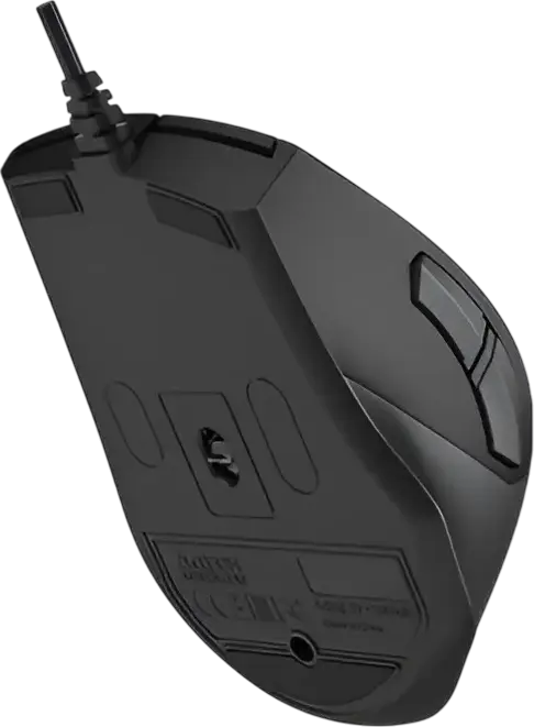 A4Tech FM45S Air Wired USB Optical Mouse, 2400 DPI Adjustable, 7 Buttons, Desk and Air Dual Modes, Multimedia & Gaming, Stone Gray, Keyboard Layout: -1