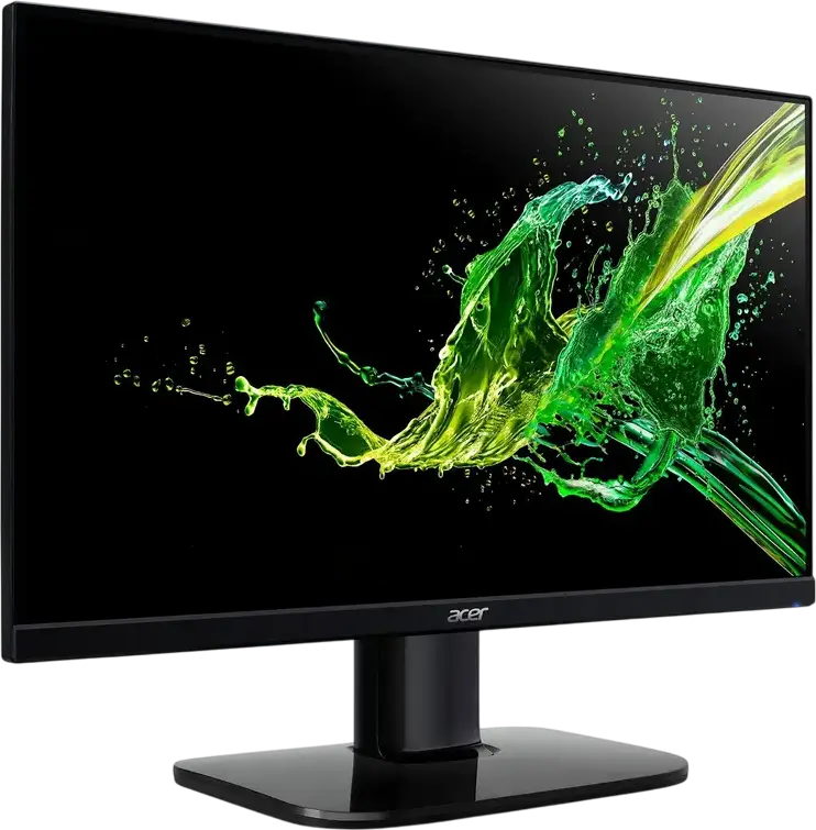 Acer KA242YE0BI 23.8" FHD 1920x1080 Monitor, IPS Panel, 100Hz Refresh Rate, 1ms Response Time, AMD FreeSync, ZeroFrame Design, HDMI VGA, VESA Mount, Black