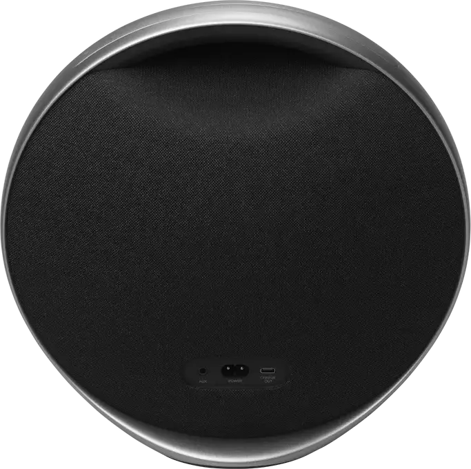 Harman Kardon Onyx Studio 9 Portable Bluetooth Speaker, Black, 50W RMS, 120mm Woofer, 3 Tweeters, Bluetooth 5.3, 8h Battery, Recycled Aluminium, HK One App