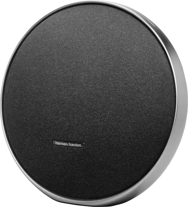 Harman Kardon Onyx Studio 9 Portable Bluetooth Speaker, Black, 50W RMS, 120mm Woofer, 3 Tweeters, Bluetooth 5.3, 8h Battery, Recycled Aluminium, HK One App
