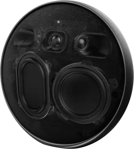 Harman Kardon Onyx Studio 9 Portable Bluetooth Speaker, Black, 50W RMS, 120mm Woofer, 3 Tweeters, Bluetooth 5.3, 8h Battery, Recycled Aluminium, HK One App