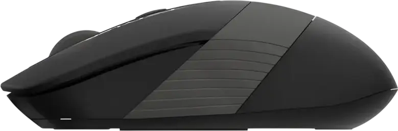 Беспроводная оптическая мышь A4Tech Fstyler FG10S, Черный, Nano USB приемник 2.4 ГГц, бесшумные клики, регулируемый DPI 1200/1600/2000, симметричный дизайн