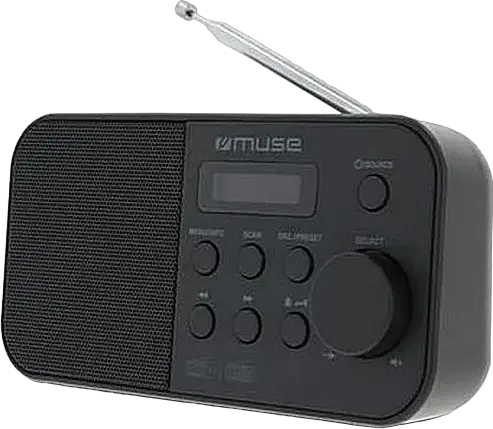 Radio portabil MUSE M-109 DB, Negru