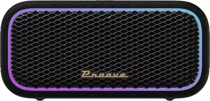 Proove Funk 40W Portable Wireless Speaker, Black, 40W Audio Power, RGB LED Lighting, ABS Durable Body, App Control with Equalizer, Battery Powered for Indoor and Outdoor Use