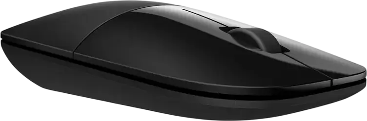 HP Z3700 Wireless Optical Mouse, Black, 1200 DPI, 2.4GHz RF Connectivity, Ambidextrous Slim Design, 3 Buttons with Scroll Wheel, USB Nano Receiver