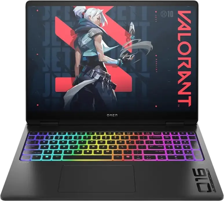 Игровой ноутбук HP OMEN MAX 16 - Intel Core Ultra 7 255HX, 32GB DDR5 RAM, SSD 1TB, Экран 16" WQXGA IPS 240Гц, NVIDIA GeForce RTX 50 Series, Корпус из алюминия, Shadow Black, FreeDOS