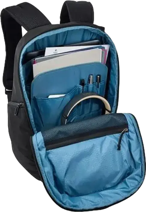 Rucsac pentru laptop Thule Accent 26L, Negru, Poliester reciclat 1680D, Compatibil cu laptop până la 15.6" sau MacBook 16", Compartiment SafeZone, Rezistent la apă