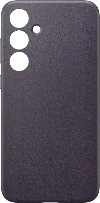 Samsung Vegan Leather Case Dark Violet for Galaxy S24+, GP-FPS926HCAVW, Bio-Based Polyurethane & PC Material with Recycled Content, Slim Fit Protective Cover