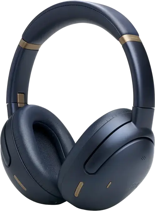 Casca JBL Tour One M3 Smart TX Wireless Over-Ear, Anulare Zgomot True Adaptive 2.0, Sunet Spatial 360, LDAC, Baterie 70h, Culoare: Albastru, cu Transmițător Smart Tx